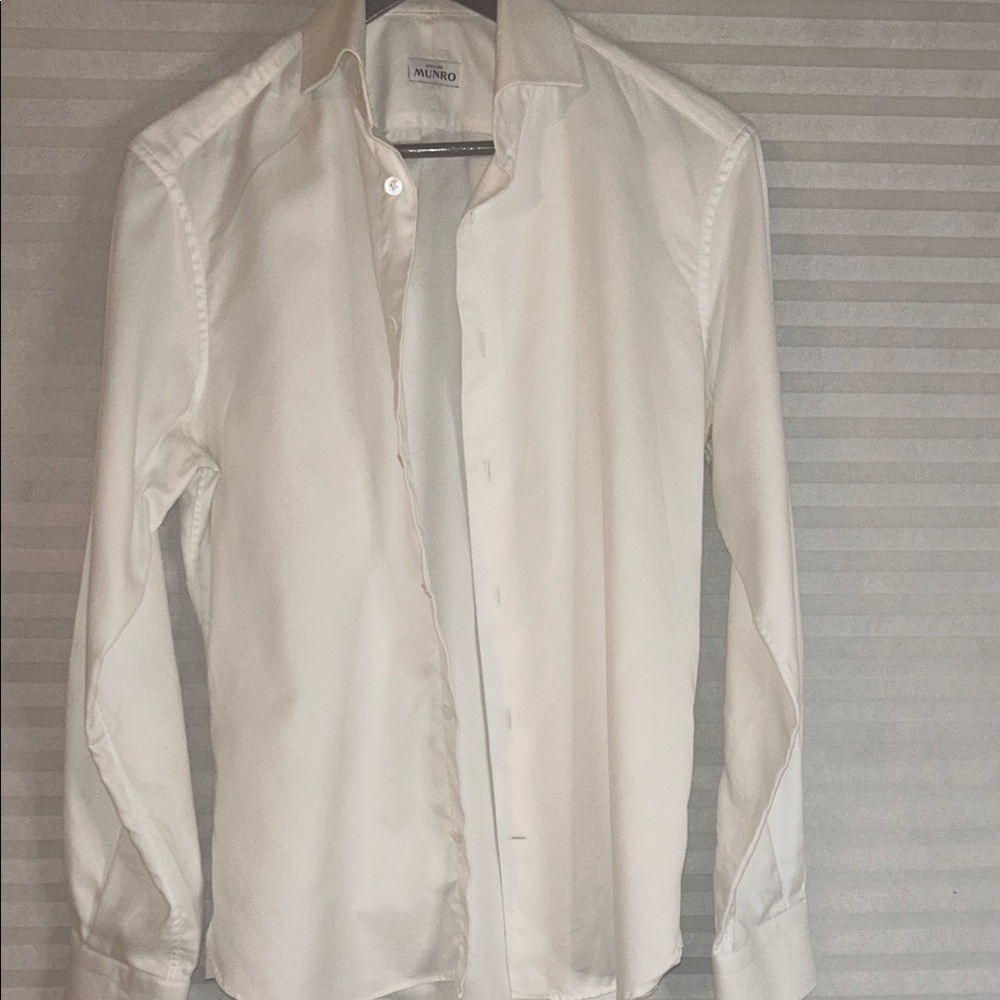 Munro Classic white Dress Shirt